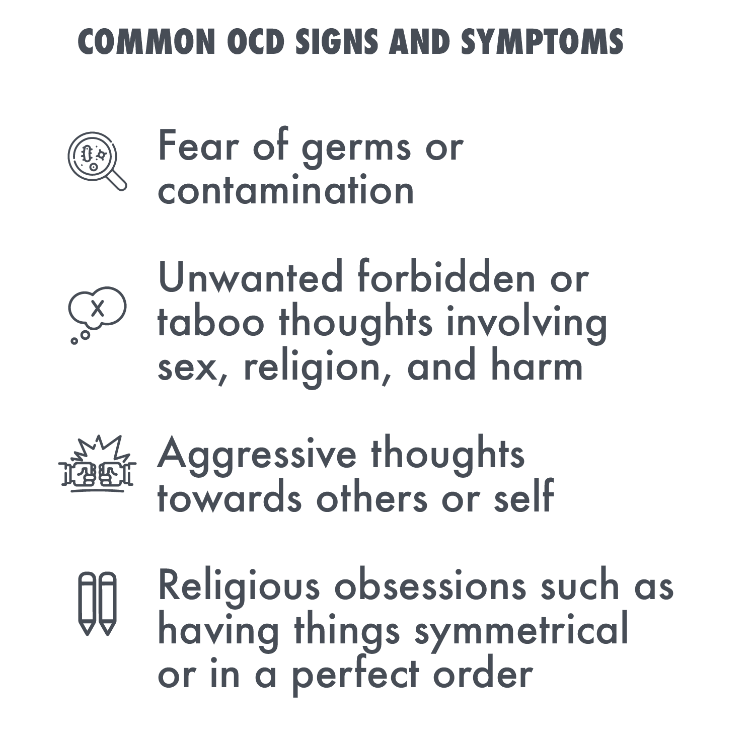 intrusive thoughts ocd hierarchy